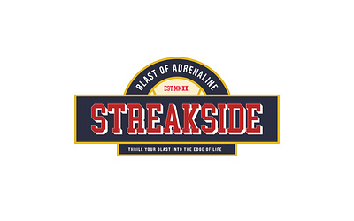 Initiative Project: Streakside Badge art baseball baseball badge baseball logo branding creative creative logo creative type design flat graphic design layout logo type typography