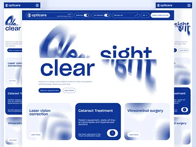 Opticare - Mediacal Dashboard ai beauty branding clinic dashboard design doctor health healthcare medical medical profile medicine optica product design surgery ui ui design ux vision web