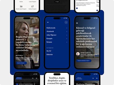 Sabancı Üniversitesi — Mobile 2024trend design desktop mobile productdesign sabanci trend ui uidesign uitrend university ux uxdesign web webproject