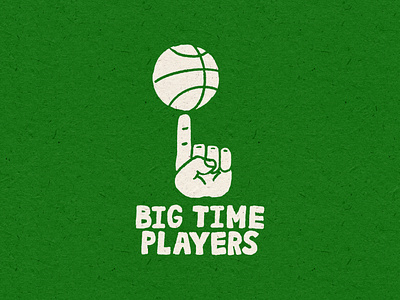 Big Time Plays basketball boston celtics celtics flat green hand lettering hoops illustration lettering nba procreate texture vintage