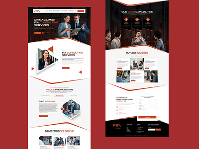 FIA Consulting Services website app branding dashboard design design graphic design illustration landing page design logo ui uiux web design