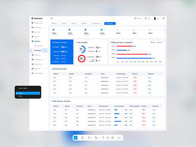 Smart Oil ERP x Dashboard cms crm dark mode dashboard dashboard interface erp manage management oa saas ui uiux ux web website