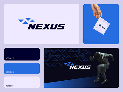 Nexus - Visual Identity A sports and fitness supplement company