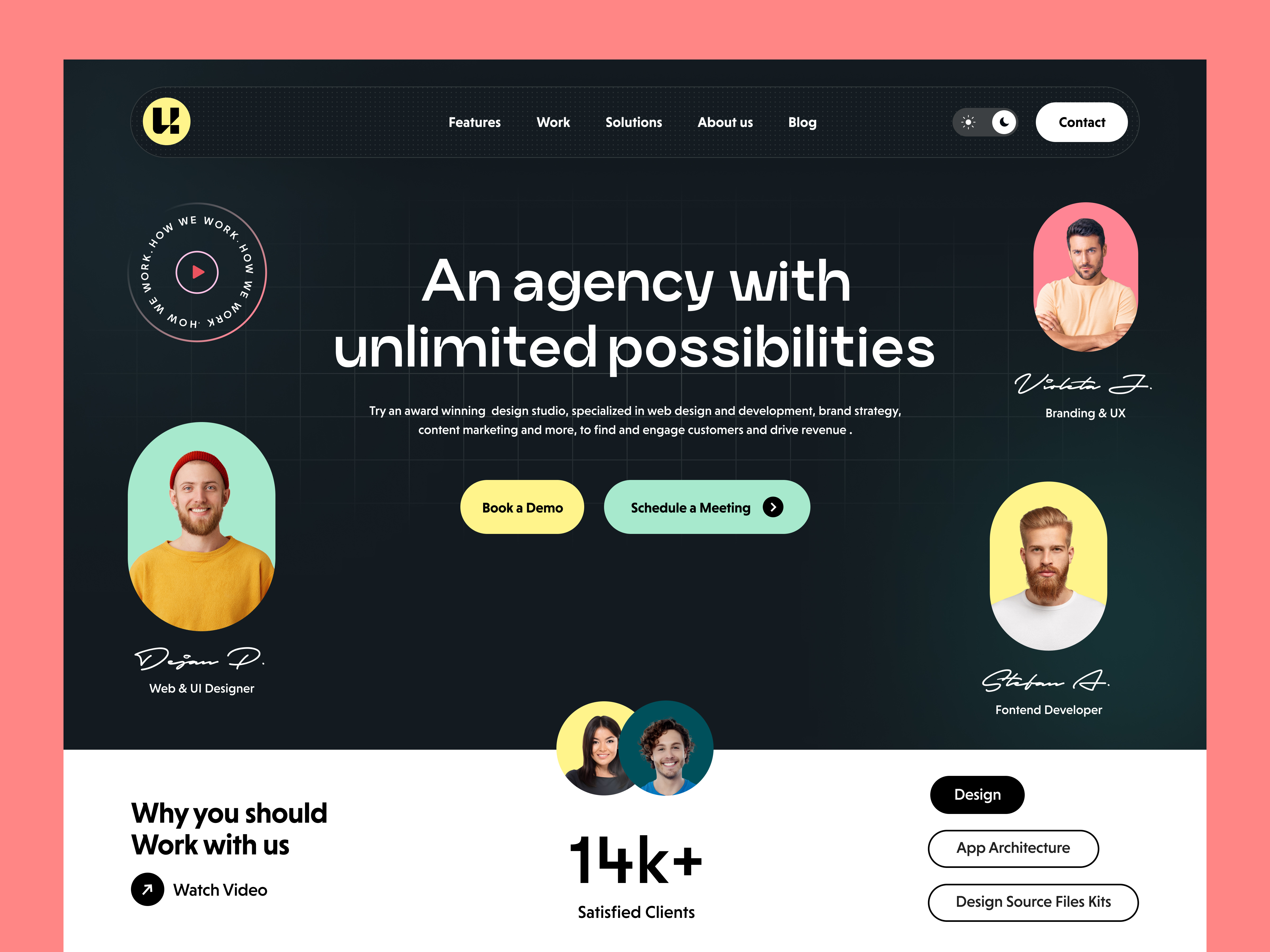 Website for an Agency company website corporate creative design design agency employer hiring homepage interface job marketing product service startup ui ux vacancy web design webflow website