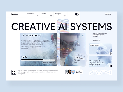 InnoGen - Creative Ai Website Design ai ai assisted art ai design ai generated ai generated web design ai landing page artificial intelligence automated design creative creative ai creative ai website design creative automation design digital art graphic design landing page machine learning web design website website design