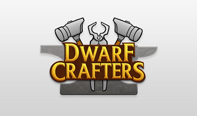 Dwarf Crafters art color craft design dwarf game illustration logo mobile tools