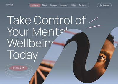 Mental Health Website anxiety doctor health healthcare landing page medical meditation mental mental health mindfulness saas spiritual therapy web design web designer web site website design wellbeing wellness