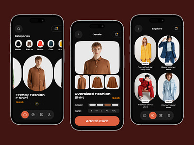 Fashion Store Mobile App app design cloth clothing dress e commerce ecommerce fashion fashion store ios design marketplace mobile online store shop shopping app store trendy ui ux