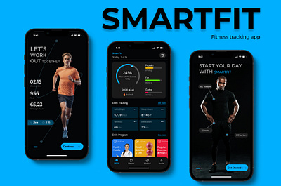 SmartFit - fitness tracking app fitness fitness app fitness ui smartfit ui