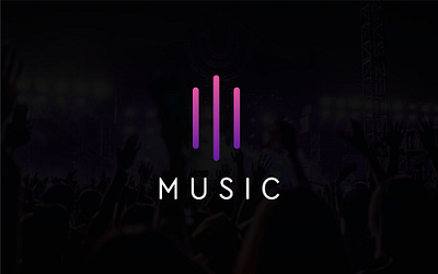 Letter M - Music Company Logo branding company branding design graphic design graphic designer lettter m logo logo design logo designer logo work m logo minimal logo minimalist music logo music wave logo ui design uiux vector wave logo