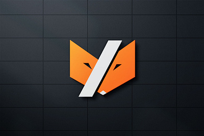 Fox with Code - Logomark 3d abstract logo animation branding coding logo company logo design fox logo graphic design illustration it logo logo logo design logo designer logo work minimalist logo motion graphics ui uiux vector