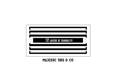 MAJESTIC TILES & CO. (Logo) graphic design logo