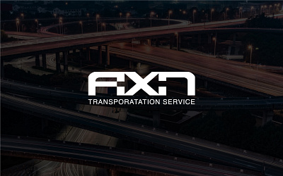 AXN - Transport Service Logo 3d animation brand guidelines branding business logo company logo graphic design illustration logo logo design logo designer logo expert logo work minialist minimal logo motion graphics service logo transport logo ui vector