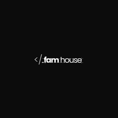 Fam house logo remake branding graphic design logo