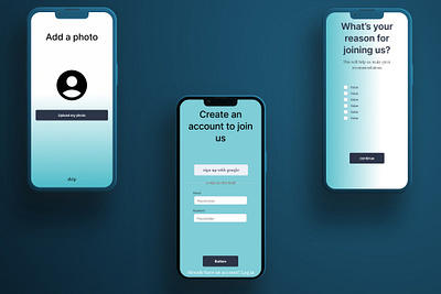 Register please! design typography ui ux