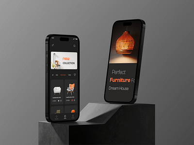 Elegant Furniture Shopping App - Redefine Your Space 🛋️ appdesign design furnitureapp mobileapp productdesign shoppingapp ui userexperience ux
