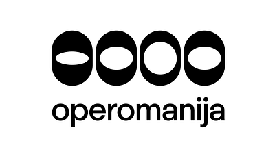 Operomanija logotype culture graphic design logo motion graphics opera symbol