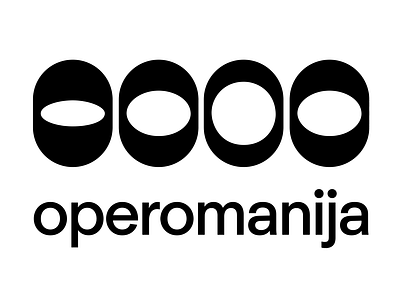 Operomanija logotype culture graphic design logo motion graphics opera symbol