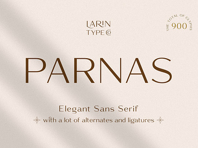 Parnas Sans Font advertising font alternate font branding font elegant font elegant sans fashion font flyer template instagram post font jewelry font label font ligature font logo font logotype font luxury sans font marketing font package font packaging font poster font trendy font youtube banner