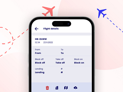 onres24 Tracker- Flight Details page app design branding design development illustration mobile app mobile app design mobile design mobileapp ui user interface design ux design