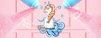 Packaging design and branding for slot machines branding cute doodle package packaging pattern unicorn unicorn art unicorn illustration vector