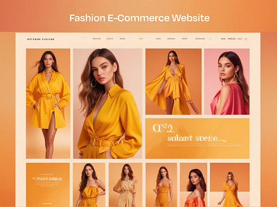 Fashion Ecommerce Website Design apparel cheek clothing clothing company color design ecommerce fashion fashion website graphic design landing page luxury modern online store products style ui ux web design