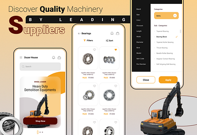 Machinery APP animation branding graphic design logo motion graphics ui