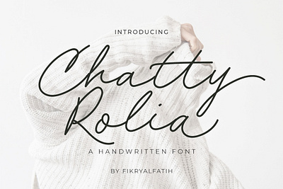 Chatty Rolia - Handwritten Script simple