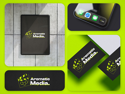 Aromatic Media - Creative Marketing Agency Logo & Branding 3d animation branding creative branding graphic design logo motion graphics ui