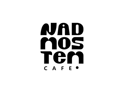 Nad Mostem Cafe ● belc belcdesign branding cafe cafeteria logo logodesign logotype nadmostem patrykbelc typography