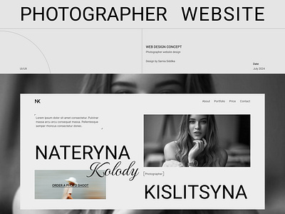 Photographer Website Design ai ai website design app design branding graphic design logo motion graphics photography photography website desingn travel website design ui design web design website design