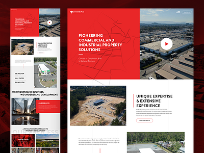 Website Design for Moffat Properties graphic design ui uiux design web design website ui ux