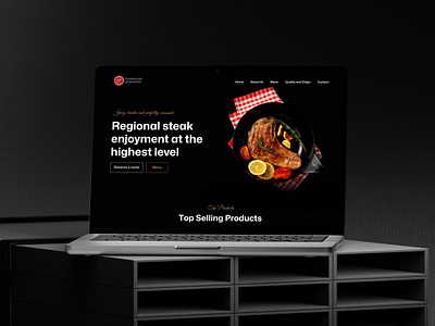 Steakhouse Website Design - Restaurant Website creative design digital menu fine dining food photography hero section high end restaurant intuitive navigation landing page luxury design modern design online reservation responsive design restaurant website steakhouse ui design user experience user interface visual design web design web development