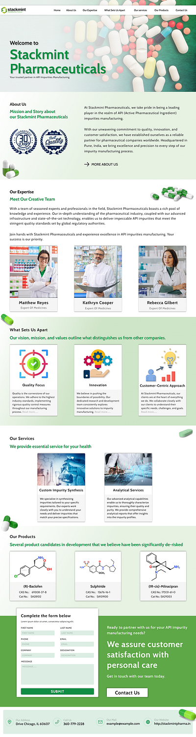 Pharma Website Landing Page capsule clinic design doctor dribble hospital injections landingpage medical medicine nurse pharma pharmaceutical tablet typography ui uidesign userinterface uxdesign website