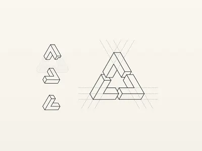 Prizm logo sketches branding design graphic design illustration logo logo design prism triangle ui
