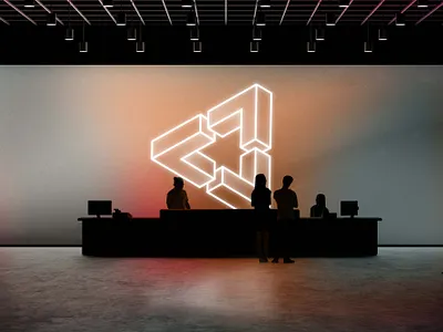 Prizm logo mockup 3d branding design graphic design illustration logo mockup ui