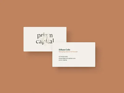 Prizm business card design branding business card card design graphic design illustration logo print ui