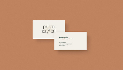 Prizm business card design branding business card card design graphic design illustration logo print ui