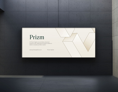 Prizm branded signage branding design graphic design illustration logo mockup sign