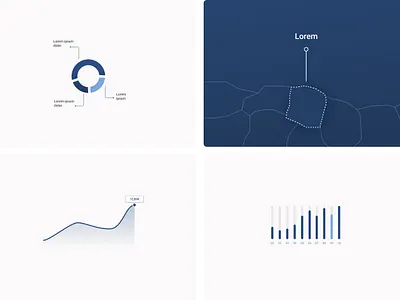 Data visualization blue branding data data visualization design graphic design minimal ui