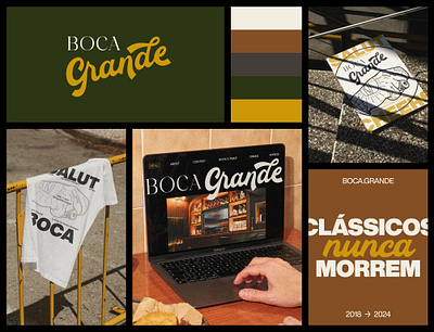 Boca Grande – Brand Identity bar brand brand design branding burger design drinks graphic design illustration logo logo design logotype speakeasy streetwear typography visual identity