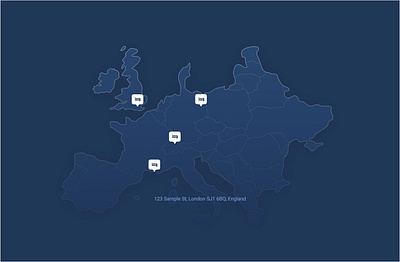 Website design map graphic blue map design europe graphic design illustration map map design web design website design