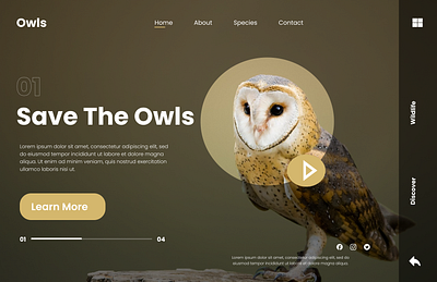 Animal Conservation Landing Page