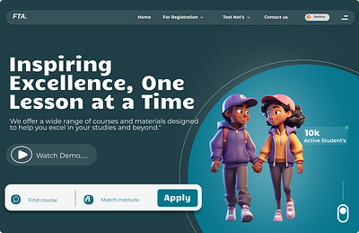 Education Landing Page