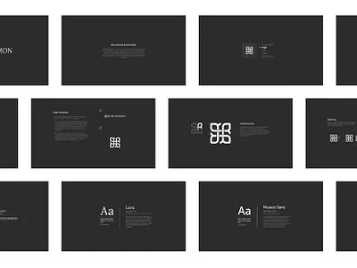 Branding guidelines document black brand brand book brand guidelines branding branding guide darkmode