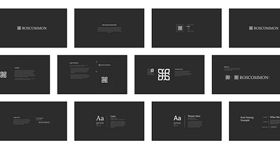 Branding guidelines document black brand brand book brand guidelines branding branding guide darkmode