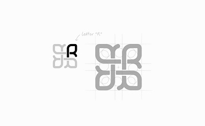 Logo sketch process branding clever logo design graphic design letter r logo drawing logo pattern logo sketch r logo sketch square logo ui