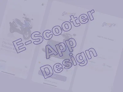 E-Scooters App Concept animation bike clean company e scooter easy bike electronic ios map minimal mobile app motorcycle product design ride rider scooter super charger uber uiux vehicle