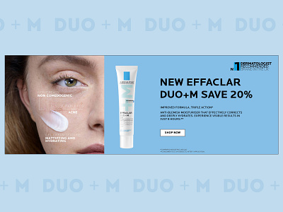 Web banner for cosmetics la roche posay cosmetics la roche posay uxui web banner web design