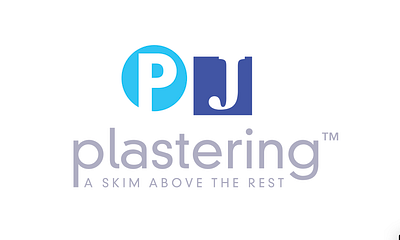 PJ Plastering Logo & Livery branding logo visual identity